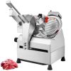 VEVOR Automatic Meat Slicer, 540W Deli Slicer, 2 PCS 10" Stainless Steel Removable Blade, 0-15mm Adjustable Thickness, Child Lock Protection, Food Sli