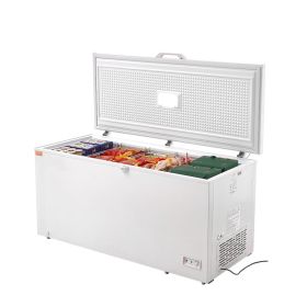 VEVOR Chest Freezer, 17.2 Cu.ft / 488 L Large Deep Freezer & 4 Removable Baskets, Freestanding Top Open Door Commercial Chest Freezers with Locking Li