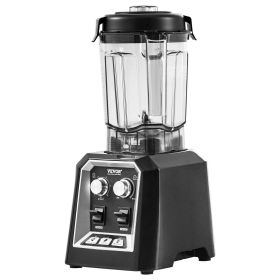 VEVOR Professional Blender, Commercial Countertop Blenders, 68 oz Jar Blender Combo, Stainless Steel 3 Functions Blender, for Frozen Drinks, Shakes, S