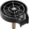 VEVOR Glass Rinser, 10 Powerful Spraying Jets 360° Rotating Cup Rinser for Sink, Wearproof ABS Kitchen Sink Faucet Cup Washer & ABS Cup Holder for Bab