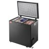 VEVOR Chest Freezer, 7 Cu.ft / 198 L Compact Deep Freezer, Free Standing Top Open Door Compact Freezers with 2 Removable Baskets & Adjustable Thermost