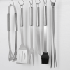 9PCS BBQ Grill Accessories for Top Chef - Professional Grill Tools Set & Basic BBQ Tools for Backyard Restaurant Outdoor Kitchen - Gifts for Father, H