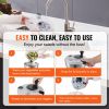 VEVOR Stainless Steel Salad Spinner, 4.75Qt, One-handed Easy Press Large Vegetable Dryer Washer, Lettuce Cleaner and Dryer with 304 Stainless Steel Bo