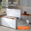 VEVOR Chest Freezer, 17.2 Cu.ft / 488 L Large Deep Freezer & 4 Removable Baskets, Freestanding Top Open Door Commercial Chest Freezers with Locking Li