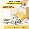 VEVOR Cheese Cutter With Wire 1 cm & 2 cm Cheeser Butter Cutting Blade Replaceable Cheese Slicer Wire, Aluminum Alloy Commercial Cheese Slicer with 30