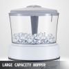 VEVOR 110V Commercial Ice Shaver Crusher 1100LBS/H with 17.6 LBS Hopper, 350W Tabletop Electric Snow Cone Maker 320 RPM Rotate Speed Perfect For Parti