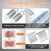 VEVOR Commercial Meat Tenderizer, Heavy Duty Stainless Steel Meat Tenderizer Machine, Quick and Easy Manual Operation Kitchen Tool, 5.8" Feed Port for
