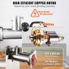 VEVOR Electric Meat Grinder, 396 Lb/H Capacity, 1100W (4600W MAX) Industrial Meat Mincer with 2 Blade, 3 Grinding Plates, Sausage Tubes 304 Stainless