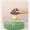 Oval-Shaped Vegetable Cutter - Ergonomic Kitchen Tool for Precise Slicing, Safe & Comfortable Grip, Durable Stainless Steel Blade - Perfect for Carrot