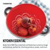 5-Quart Soft Grips Colander, Red, 1-Piece