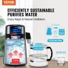 VEVOR Water Distiller, 4L 1.05 Gallon Pure Water Purifier Filter For Home Countertop, 750W Distilled Water Maker, Stainless Steel Interior Distiller W