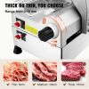 VEVOR Automatic Meat Slicer, 540W Deli Slicer, 2 PCS 10" Stainless Steel Removable Blade, 0-15mm Adjustable Thickness, Child Lock Protection, Food Sli