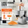 VEVOR Electric Vegetable Slicer, 4 in 1 Multifunctional Food Cutter, 200W Vegetable Chopper for Slicing Shredding Dicing and Slitting, with Cut-Resist