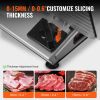 VEVOR Meat Slicer, 180W Electric Deli Food Slicer with 7.5" SUS420 Stainless Steel Blade and Blade Guard, 0 - 0.6 inch Adjustable Thickness for Home U