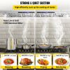 VEVOR Insert Range Hood, 900CFM 4-Speed, 36 Inch Stainless Steel Built-in Kitchen Vent with Touch & Remote Control LED Lights Baffle Filters, Ducted/D