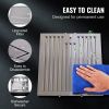 VEVOR Under Cabinet Range Hood, Dual Motors Ductless Kitchen Stove Vent, Stainless Steel Permanent Filter with 3-Speed Exhaust Fan, 2 Baffle Filters,