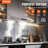VEVOR Under Cabinet Range Hood, Dual Motors Ductless Kitchen Stove Vent, Stainless Steel Permanent Filter with 3-Speed Exhaust Fan, 2 Baffle Filters,