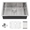 Lordear 32 Inch Undermount Kitchen Sink Single Bowl 16 Gauge Stainless Steel Sink
