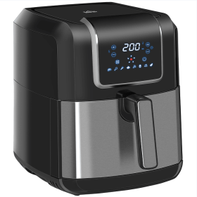 W2225141034  6.9qt Air fryer 85% less oil or low fat cooking 1700W electric oven 400F split oil filter 360° air circulation timing and non-stick pan, (W2225141034: W2225142051)