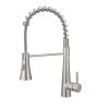 Modern 304 stainless steel pull-out kitchen faucet