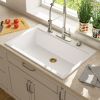 Drop In Quartz Workstation Kitchen Sink Top mount Single Bowl Granite Composite Sink with Roll-up Drying Rack, Cutting Board, Bottom Grid and Strainer
