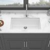 Quartz Kitchen Sink White granite composite Workstation undermount kitchen sink