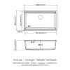 Quartz Kitchen Sink White granite composite Workstation undermount kitchen sink