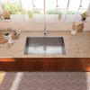 Undermount Sink Stainless Steel 18 Gauge Single Bowl Kitchen Sink Basin with Strainer
