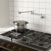 360-Degree Wall Mounted Pot Faucet,Pot Filler Faucet with Dual Swivel