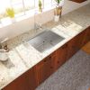 Lordear Undermount Stainless Steel Kitchen Sink Ledge Workstation Deep Single Bowl 16 Gauge Kitchen Sink Basin