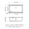Quartz Kitchen Sink White granite composite Workstation undermount kitchen sink